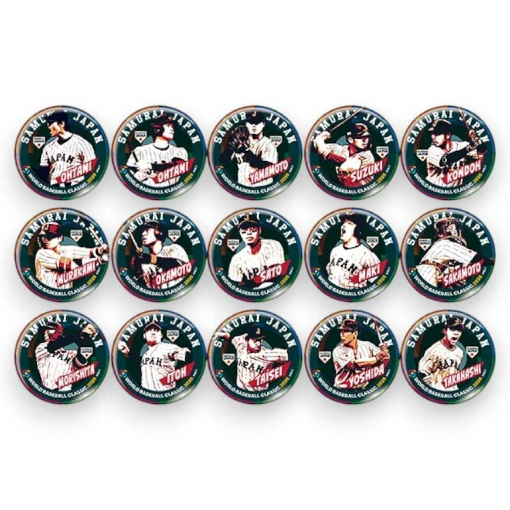 WBC缶バッチ Amazon.co.jp: WBC 侍ジャパン モバガチャ ラーズ・ヌートバー 缶