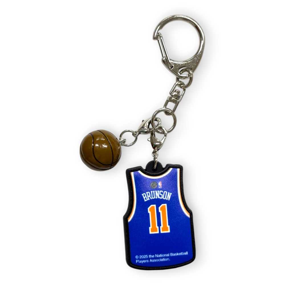 NBA ニューヨーク・ニックス ユニフォーム型 ラバーキーホルダー #11