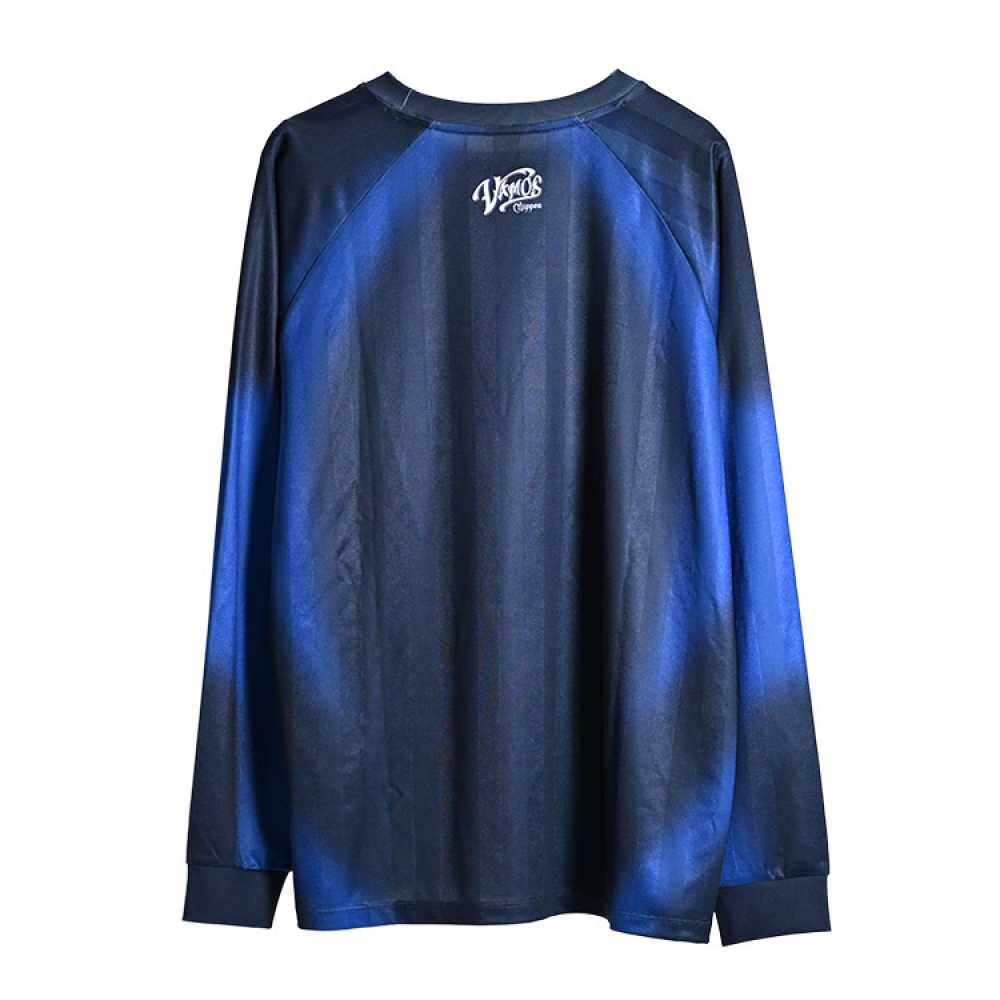 JFA サッカー日本代表 シャドーストライプ 長袖 TEE JO841( サッカー