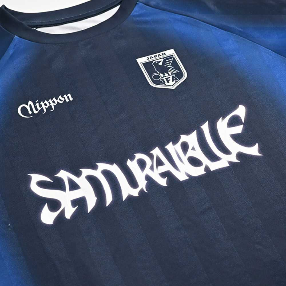 JFA サッカー日本代表 シャドーストライプ 長袖 TEE JO841( サッカー