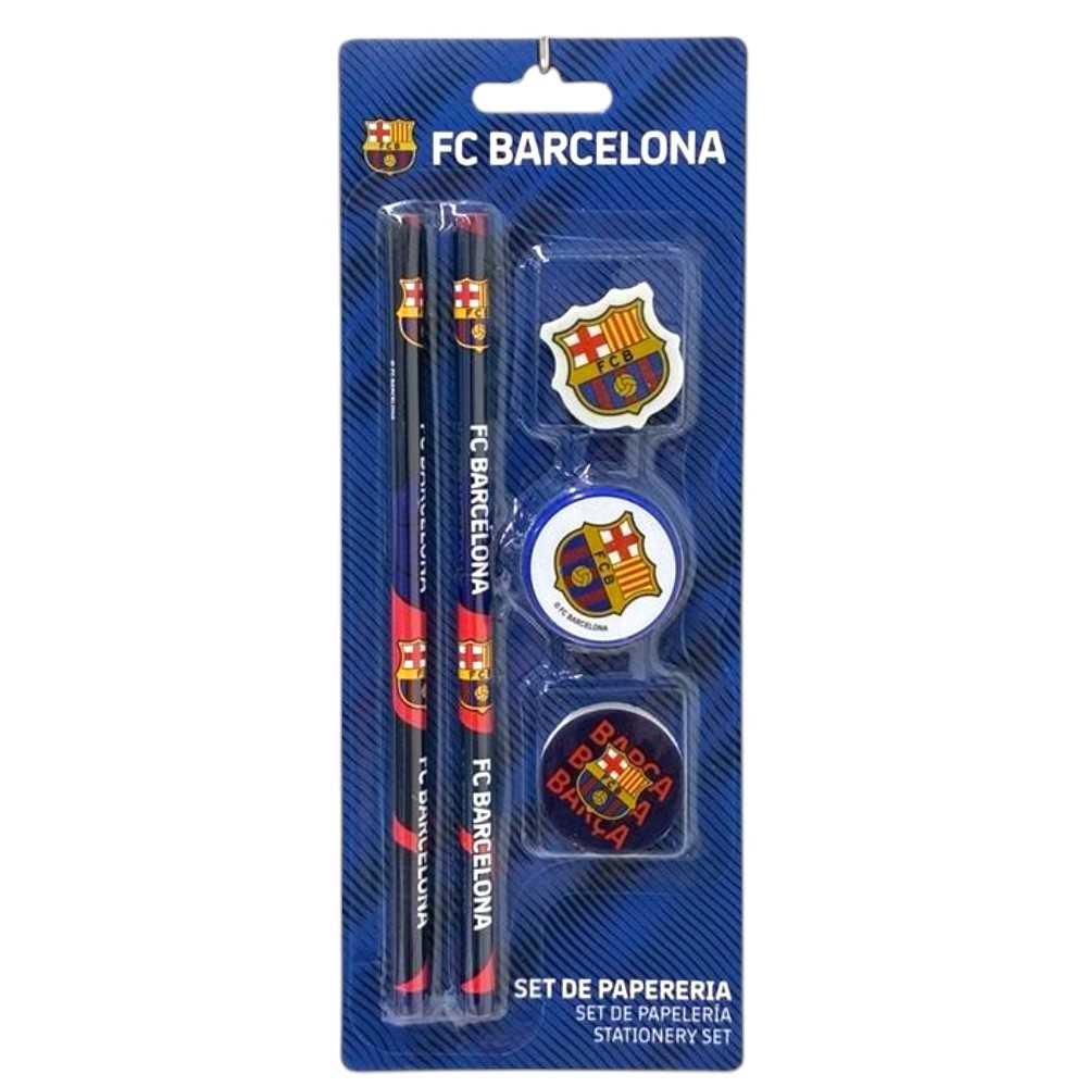 FCバルセロナ ステーショナリー5セット FCB10593( サッカー ファン