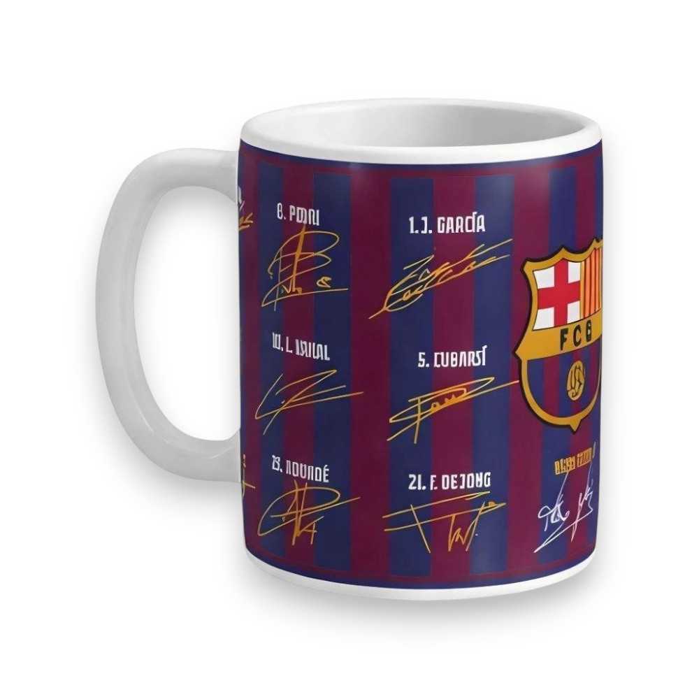 FC Barcelona サイン入りマグカップ FCバルセロナ マグカップ FCB71501008( サッカー ファングッズ 公式