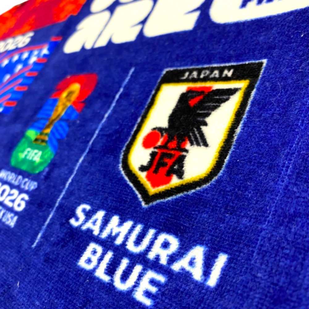 JFA FIFA ワールドカップ2026 大会ロゴ フェイスタオル JF001