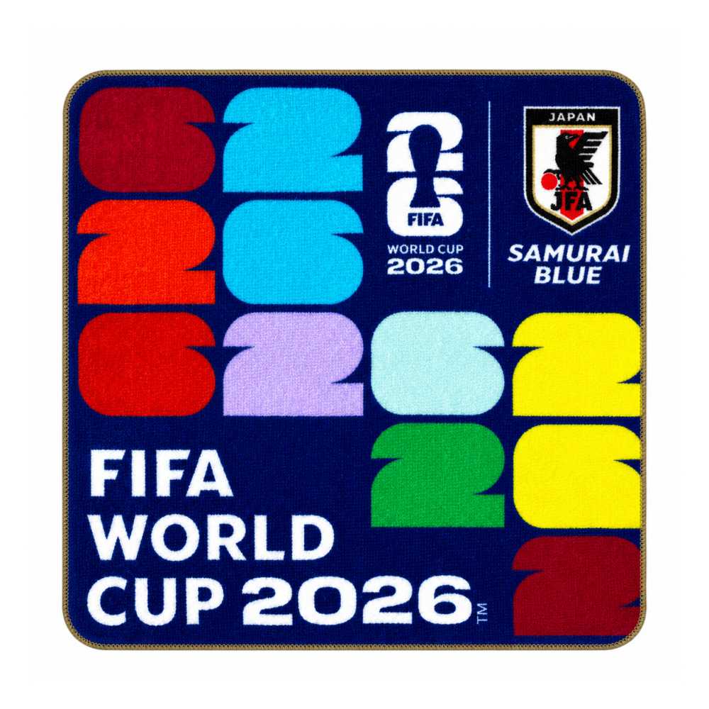 JFA FIFA ワールドカップ2026 大会ロゴ ハンドタオル JF002( サッカー