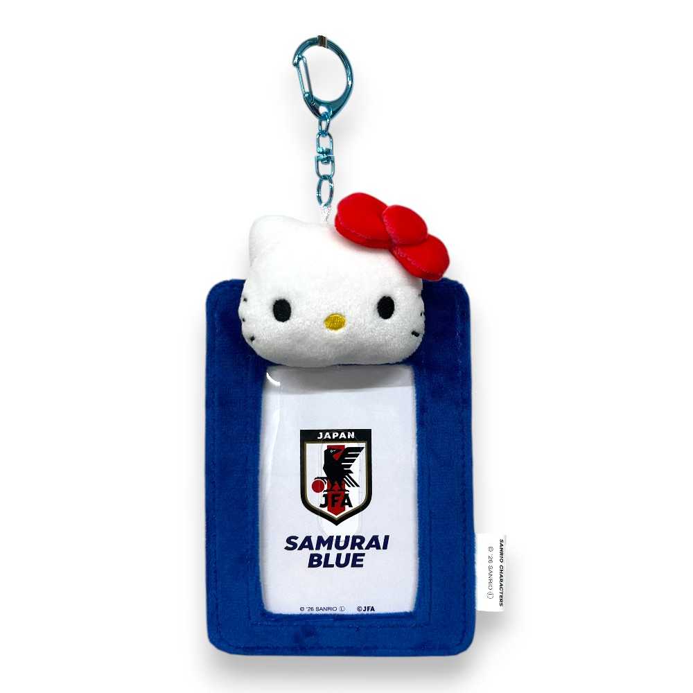 サンリオ サッカー日本代表 パスケース 3種セット JFA サンリオ フェイスぬいぐるみ付パスケース サッカー日本代表Ver