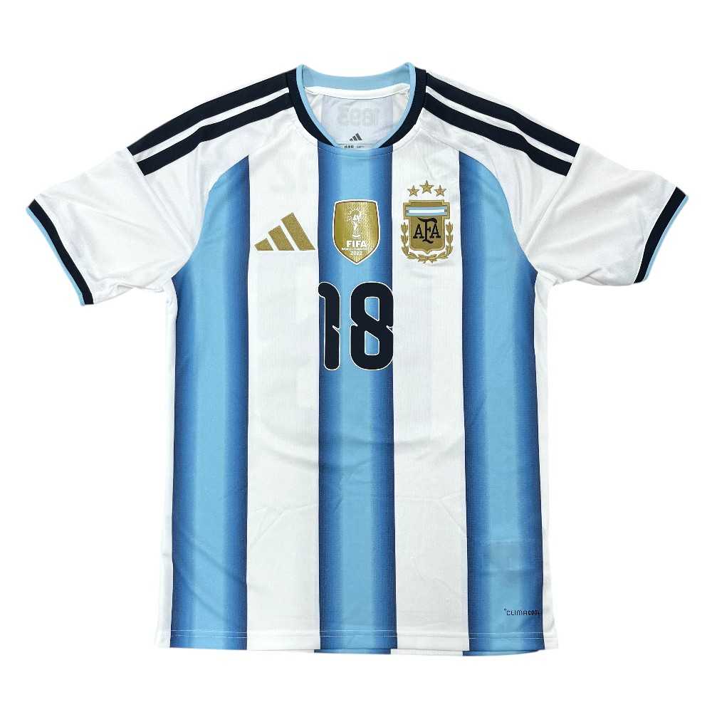 未使用　アディダス サッカー アルゼンチン代表 ユニフォーム Lサイズ　現地購入 アディダス アルゼンチン代表 2026 ホーム レプリカ ユニフォーム #18